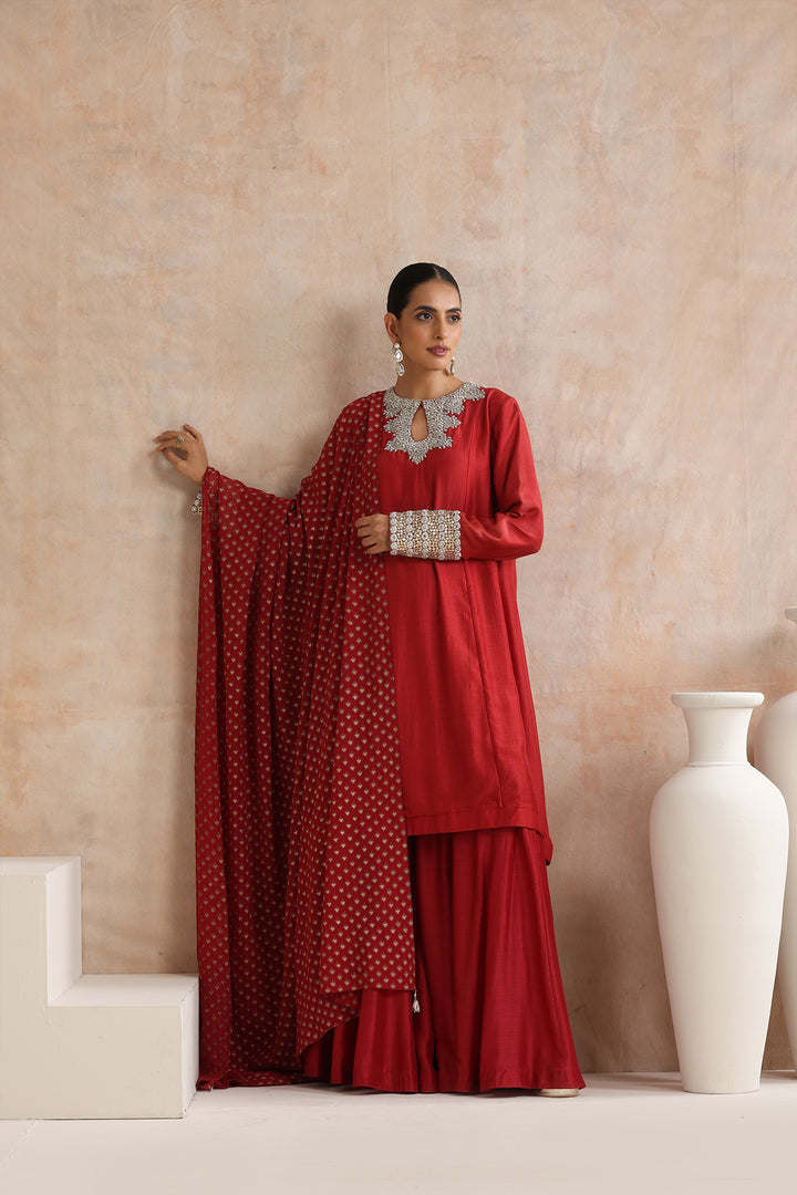 DIYA KURTA & SHARARA SET