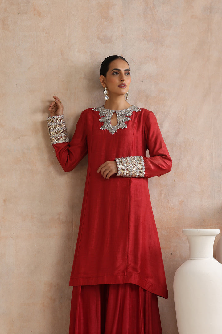 DIYA KURTA & SHARARA SET