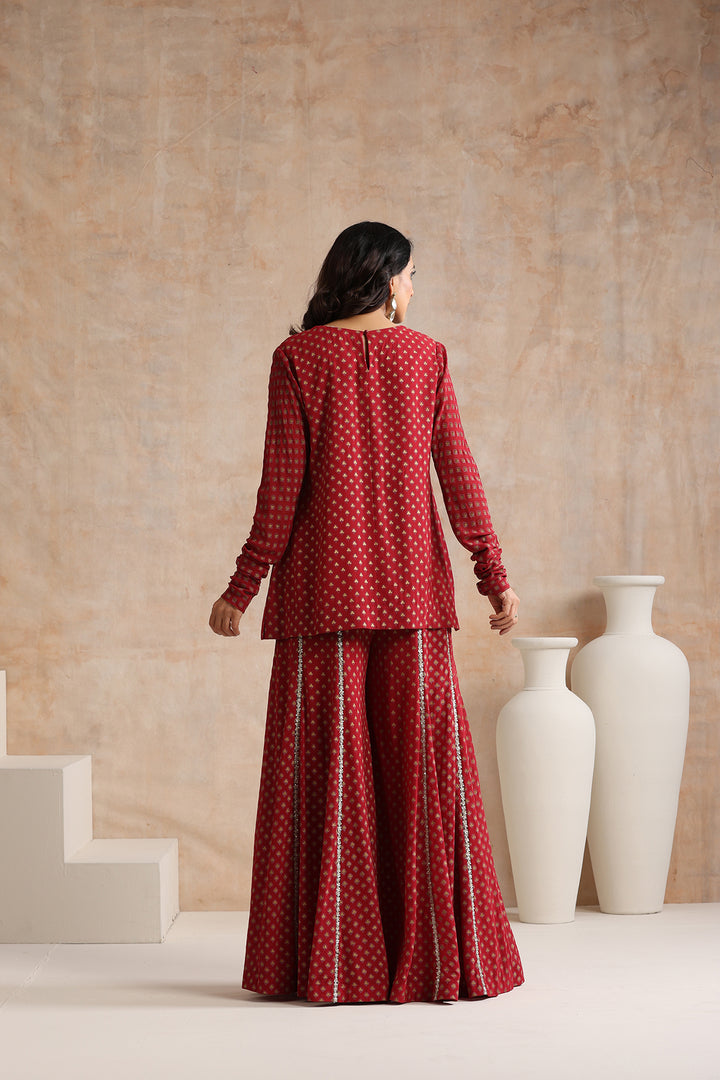 MEERA KURTA & SHARARA SET