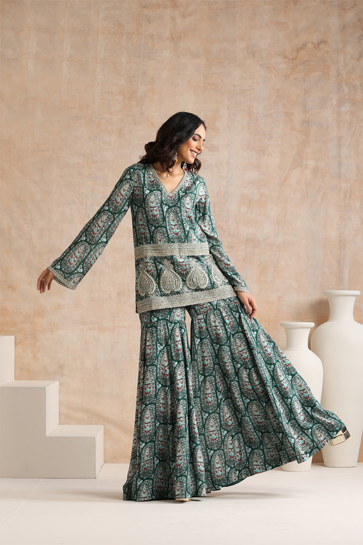 TASHI KURTA & SHARARA SET