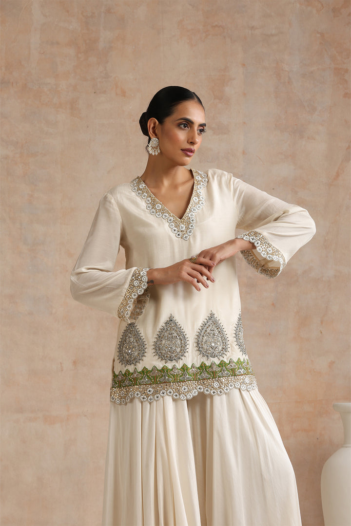 ANVI KURTA & SHARARA SET