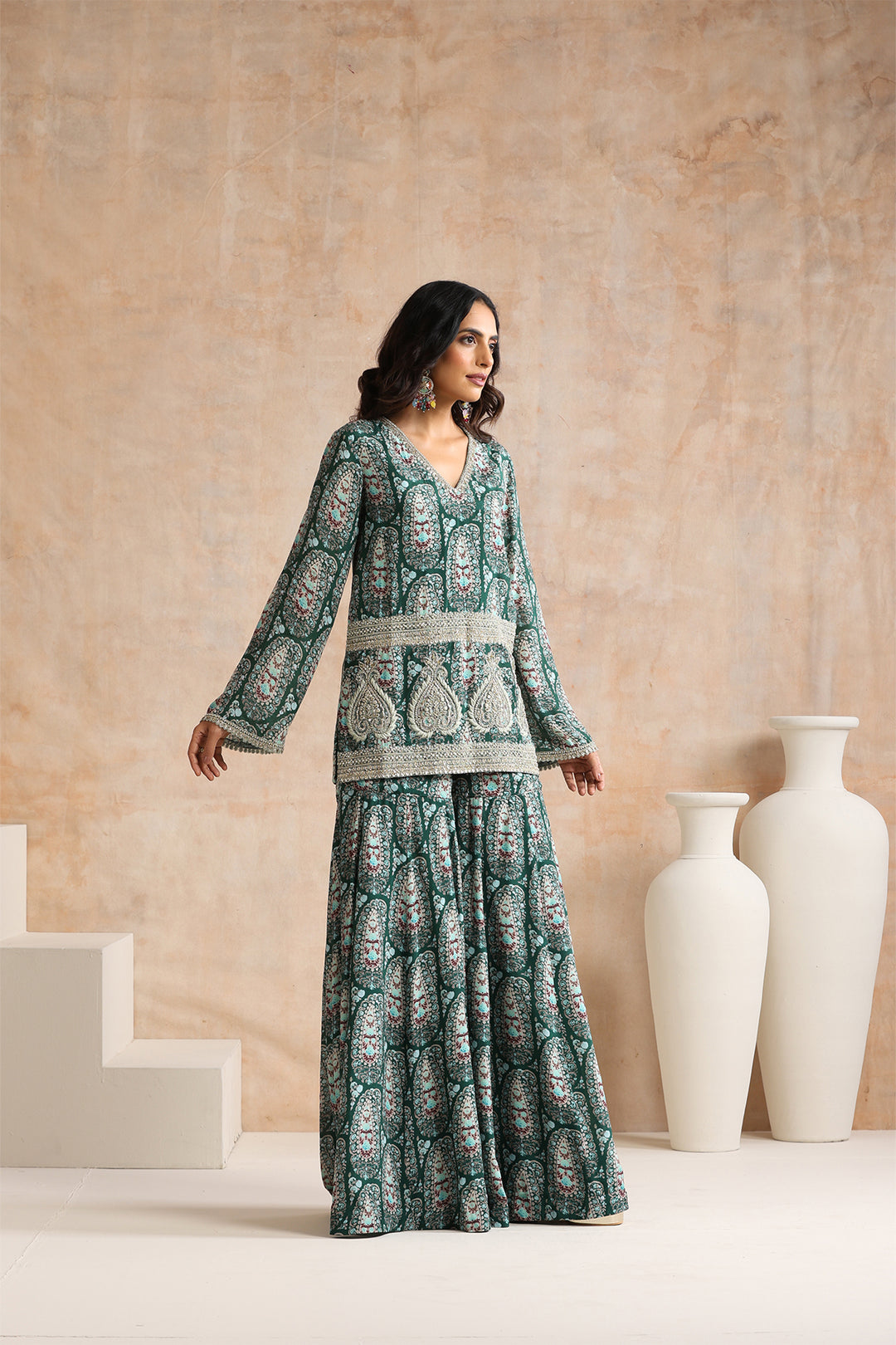 TASHI KURTA & SHARARA SET