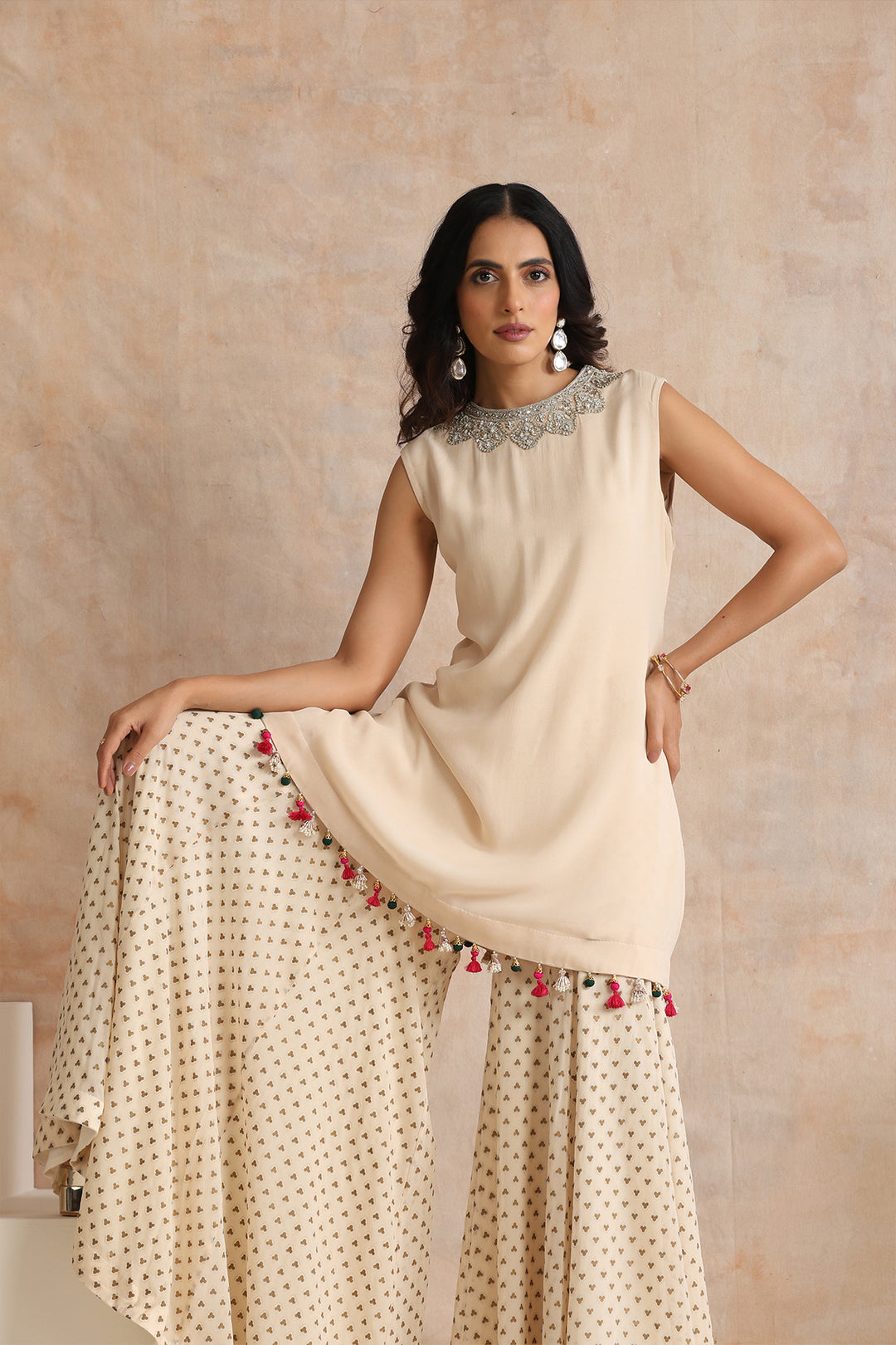 NIRVI KURTA & SHARARA SET