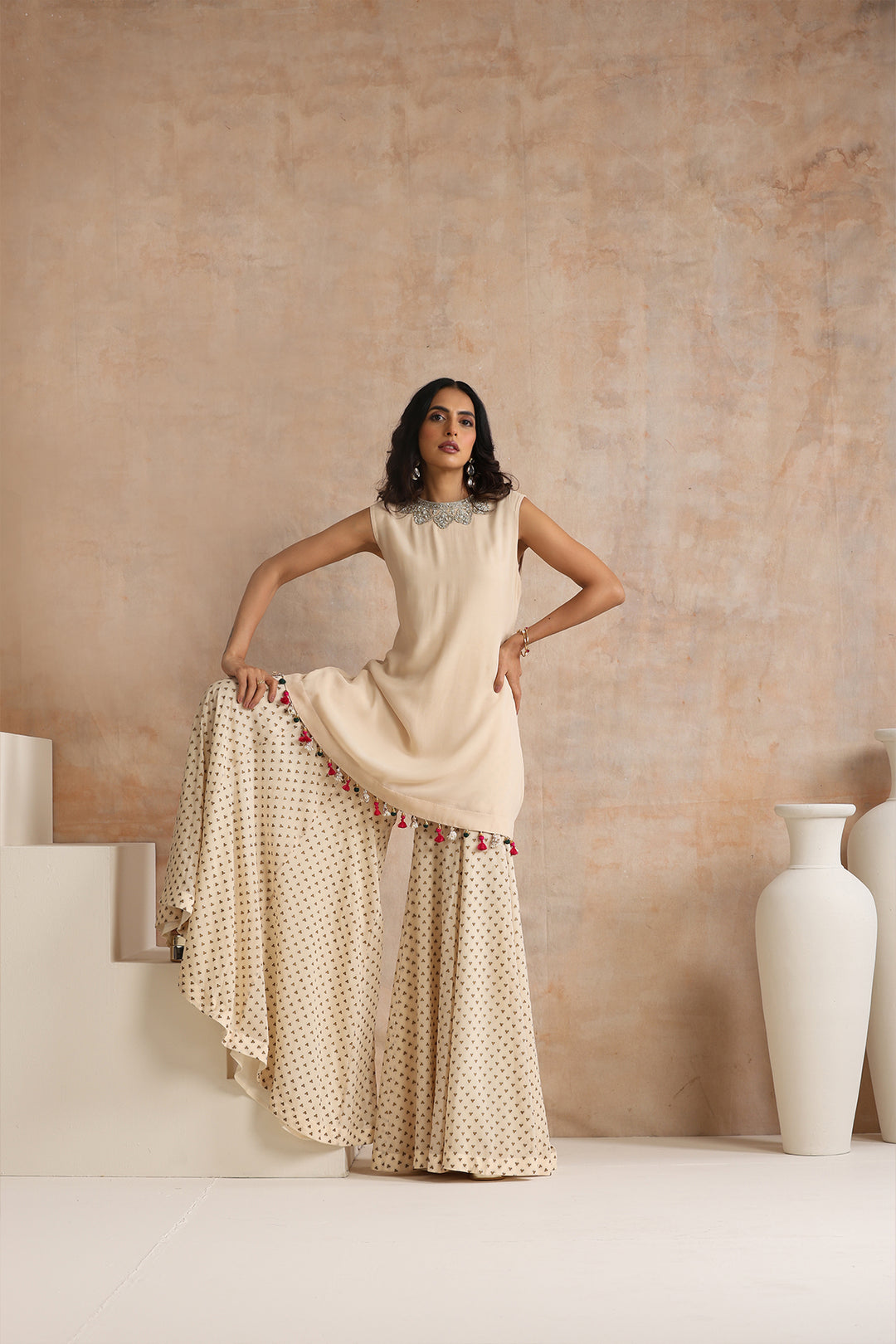 NIRVI KURTA & SHARARA SET