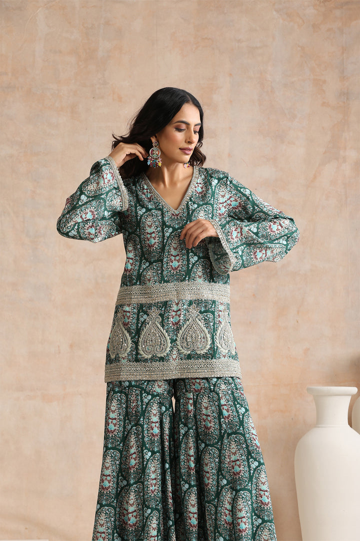 TASHI KURTA & SHARARA SET