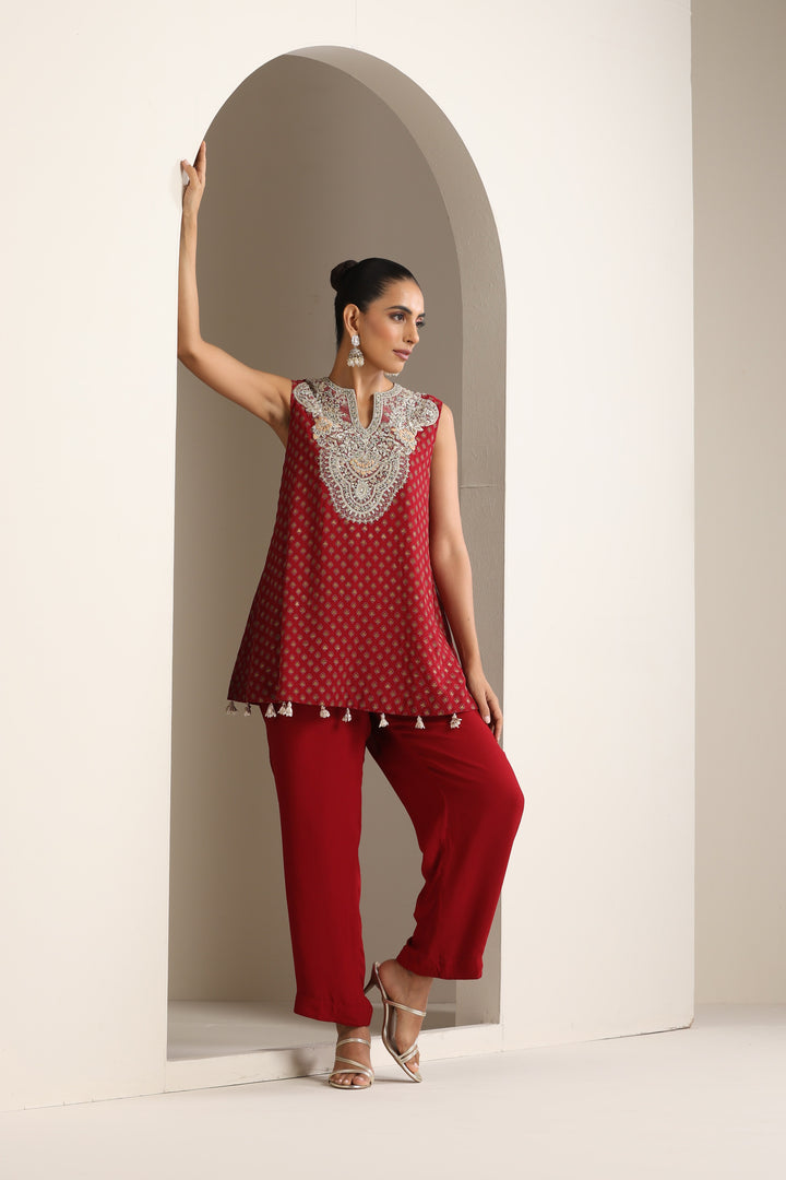 Medha Short Kurta & Pants Set