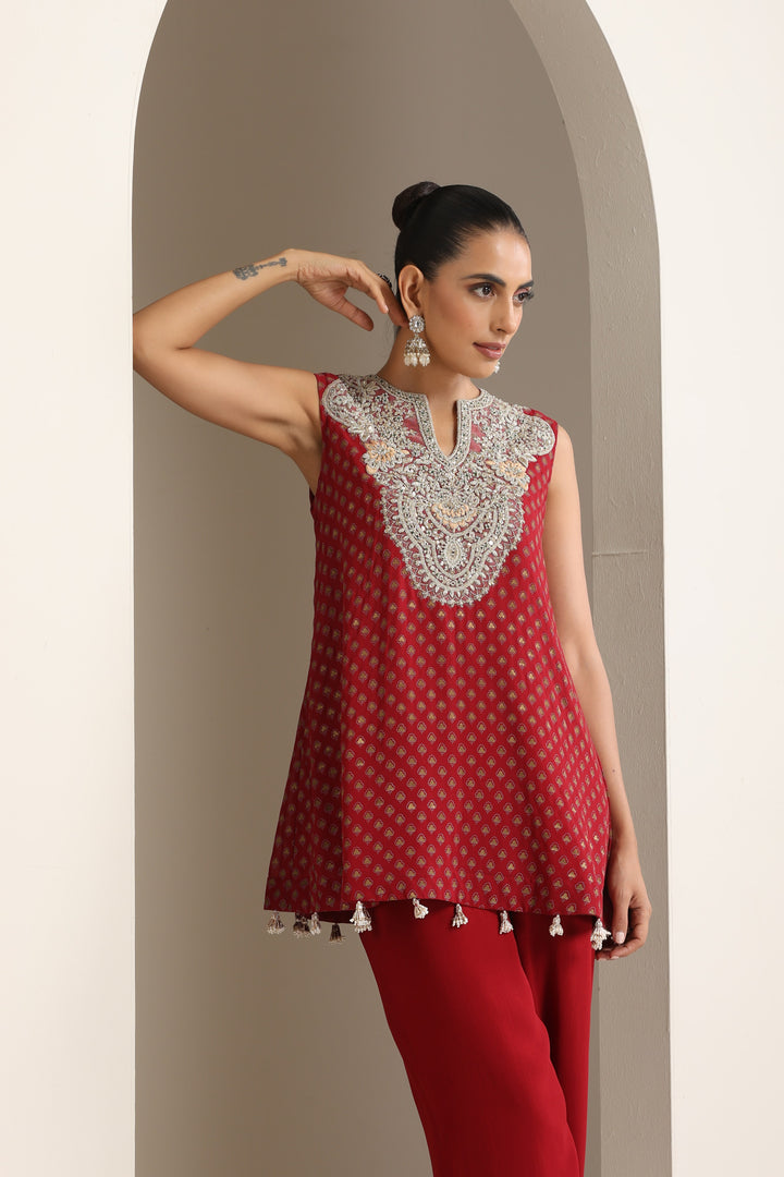 Medha Short Kurta & Pants Set