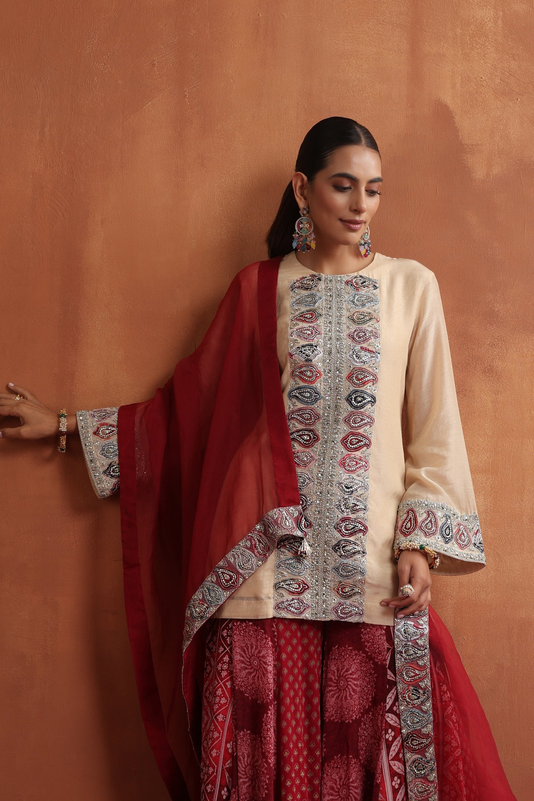 Naz Kurta & Sharara Set