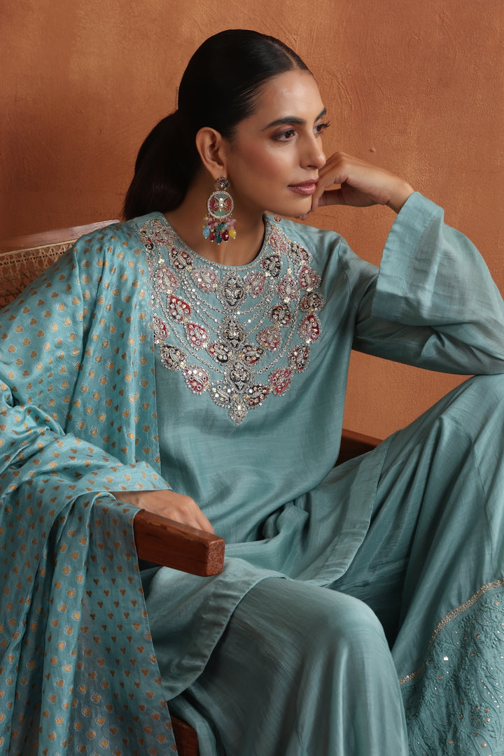 Amina Kurta & Sharara Set