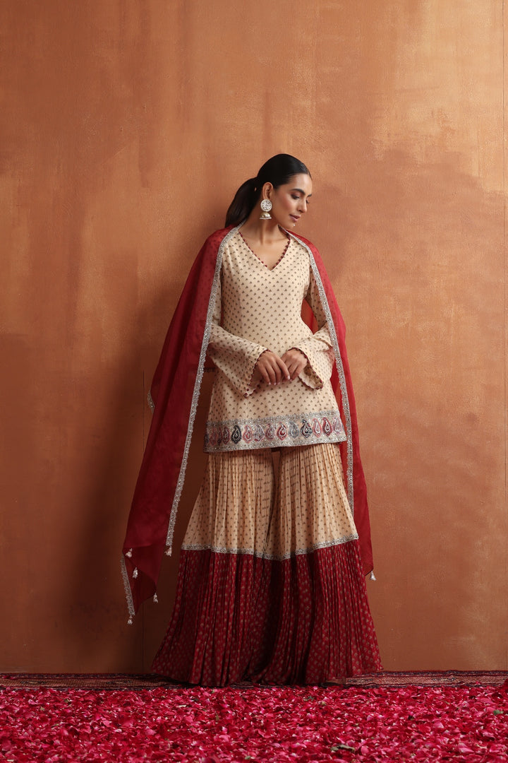 Safia Kurta & Sharara Set