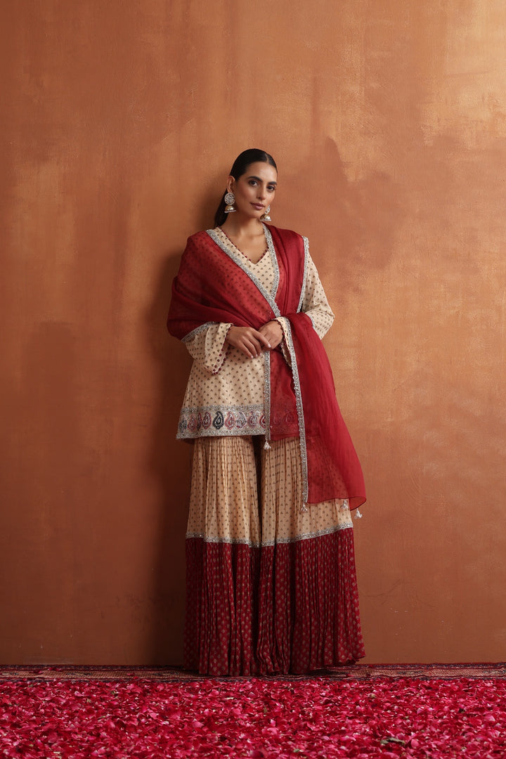 Safia Kurta & Sharara Set