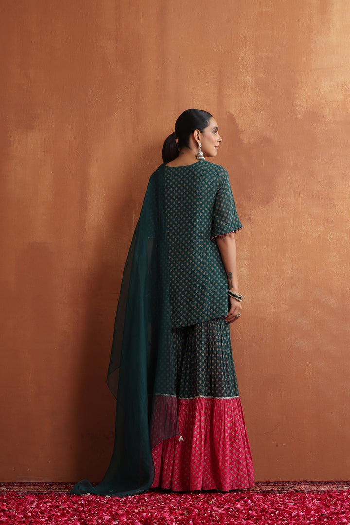 Zohal Kurta & Sharara Set