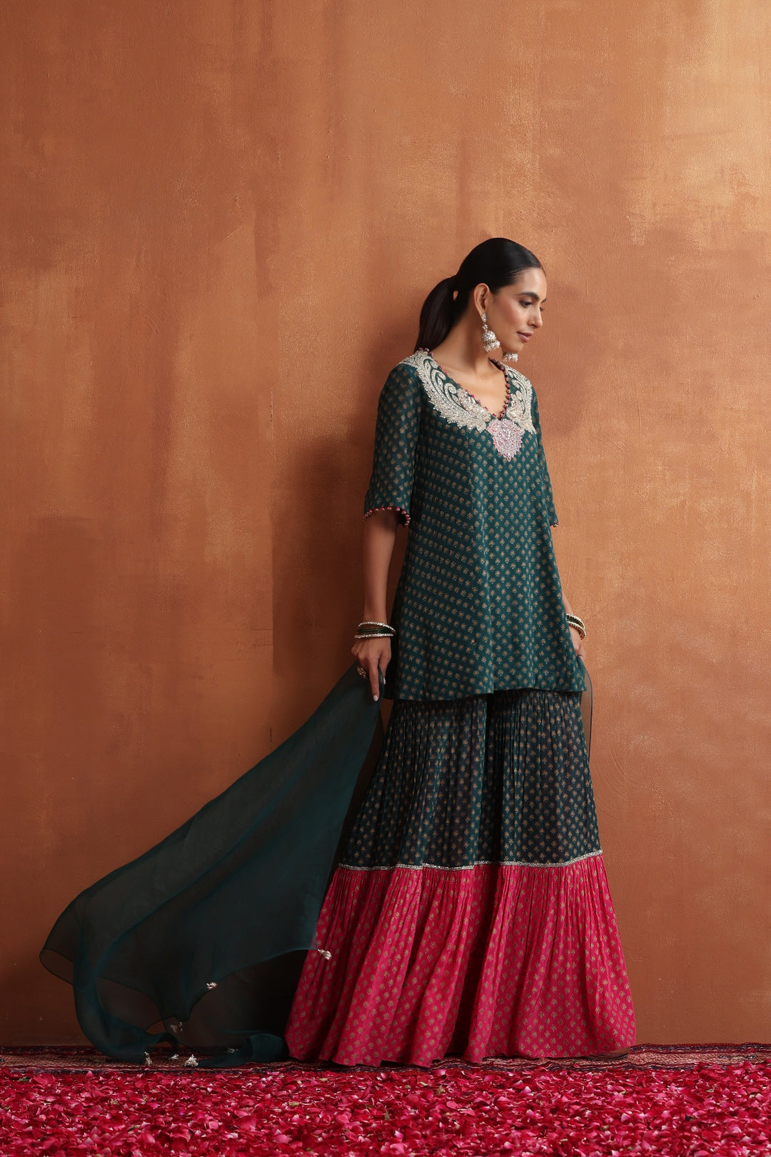 Zohal Kurta & Sharara Set