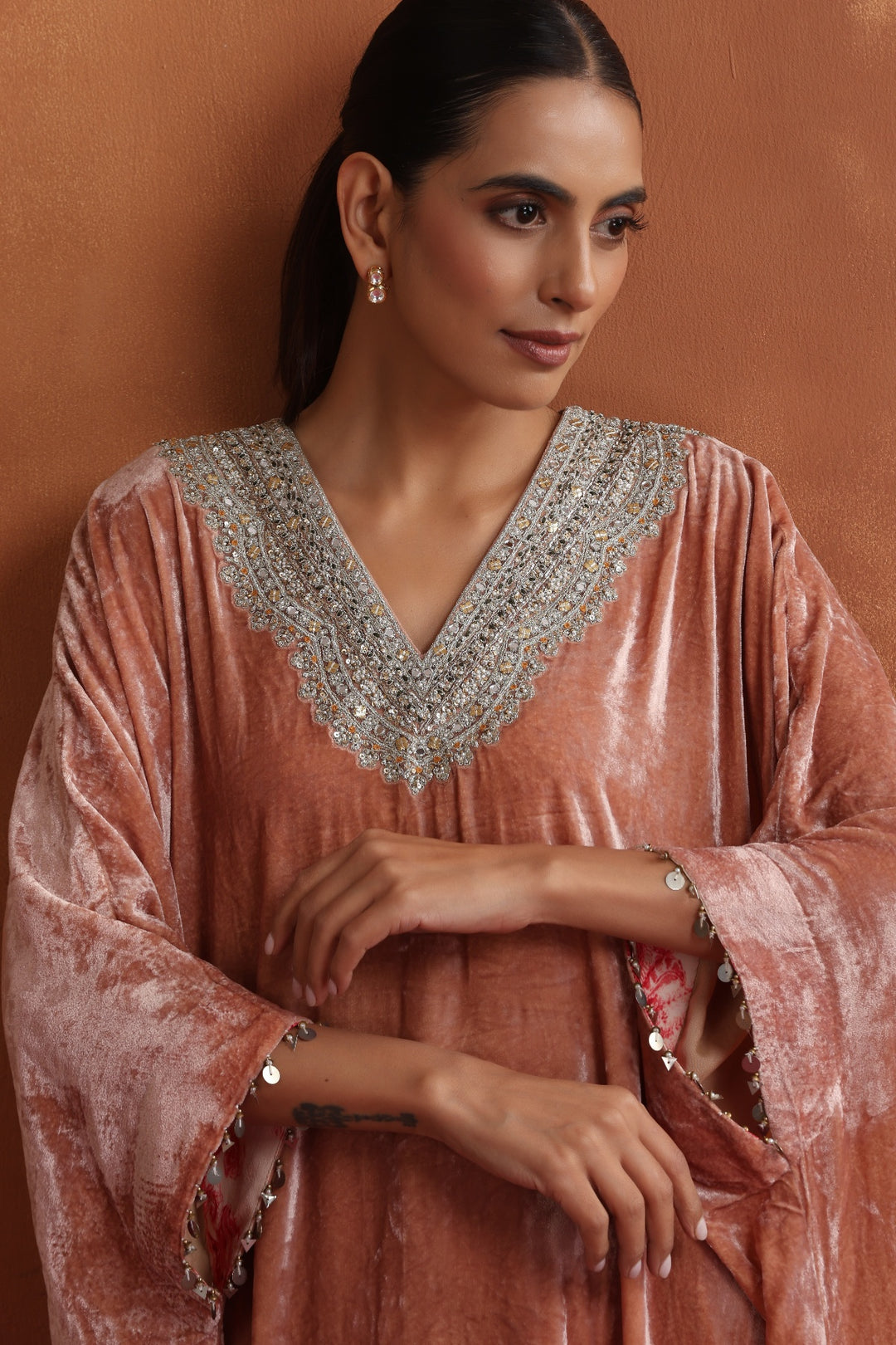 Amna Kaftan & Pants Set