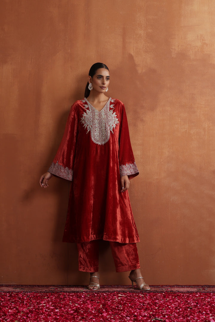 Aza Long Kurta & Pants Set