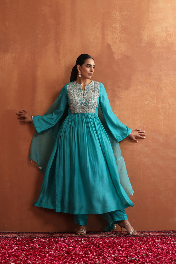 Sakina Long Kurta & Pants Set