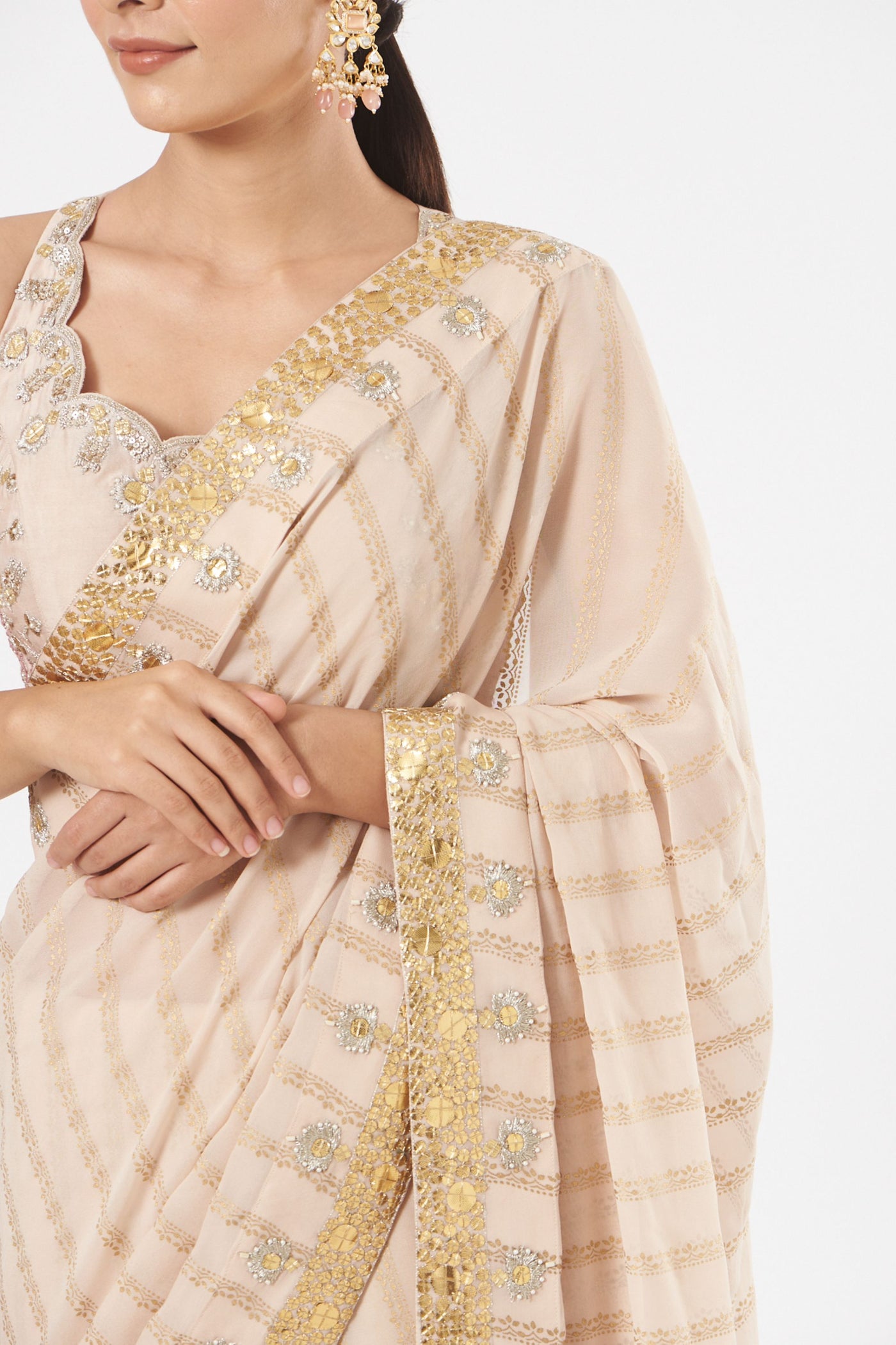 Nurekha Print Saree Set