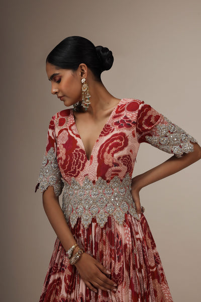 Bahaar Georgette Belted Anarkali