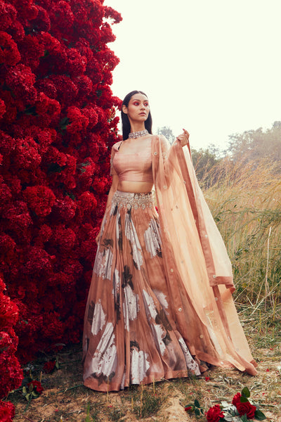 Nude Dahlia Lehenga Set