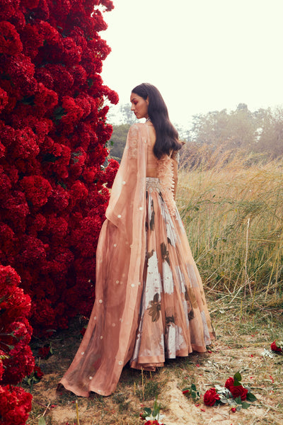Nude Dahlia Lehenga Set