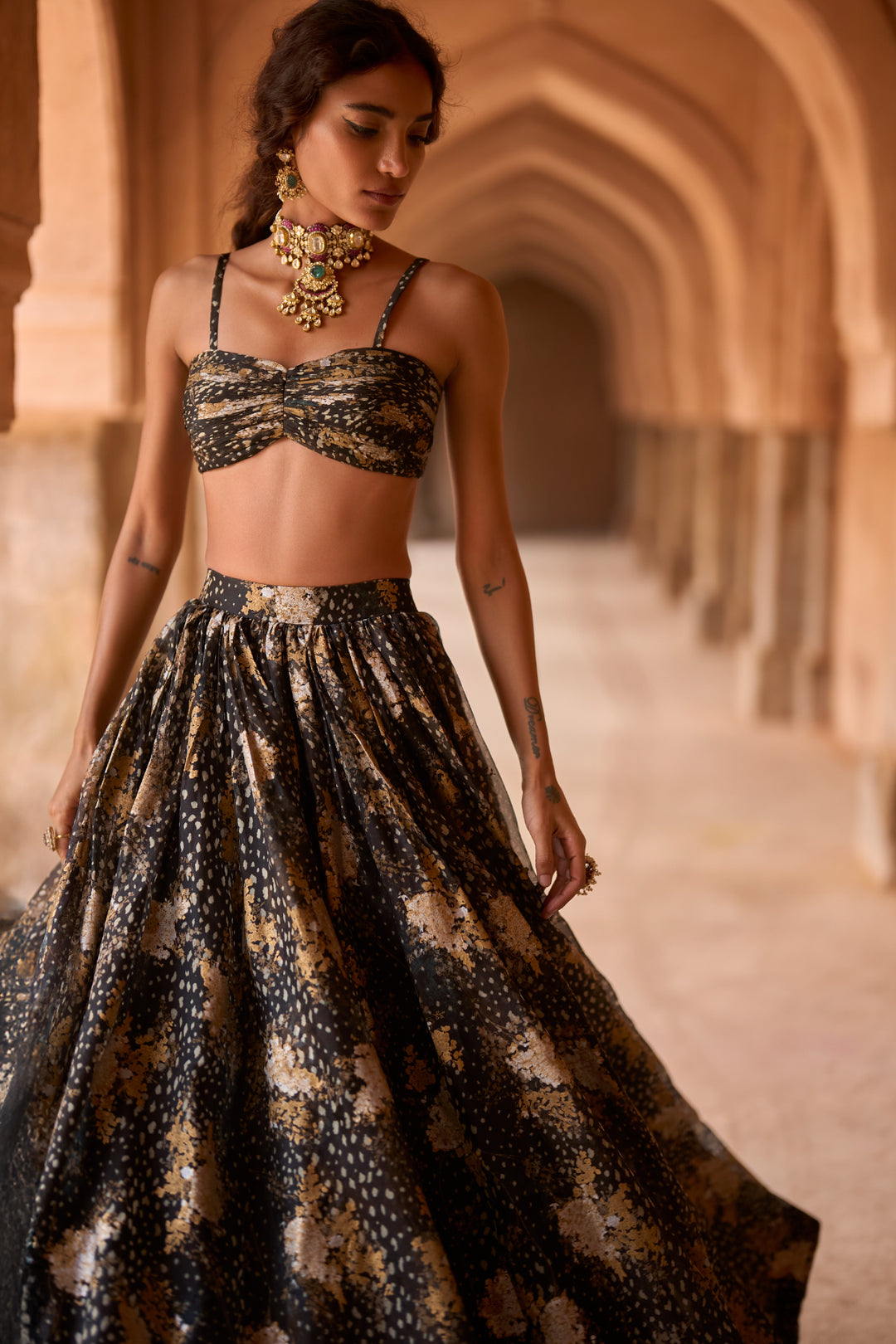 Milie lehenga set