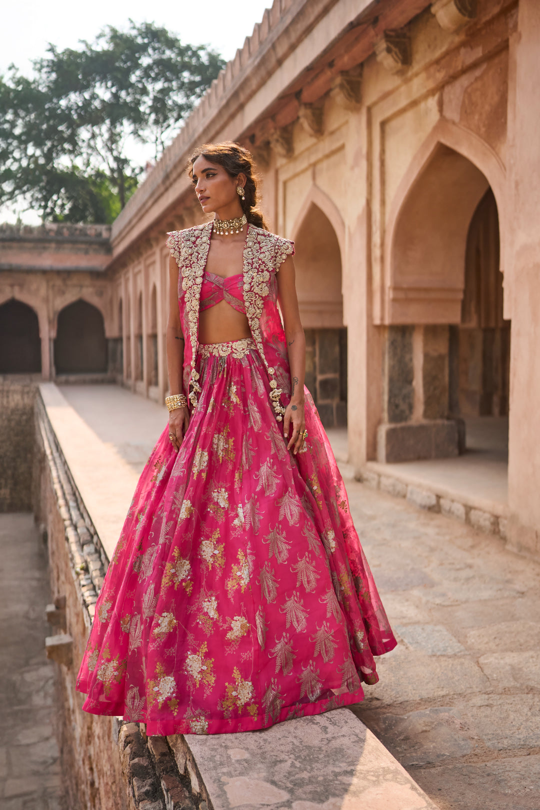 Nur Short Jacket & Skirt Set