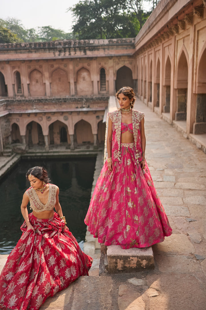 Nur Short Jacket & Skirt Set