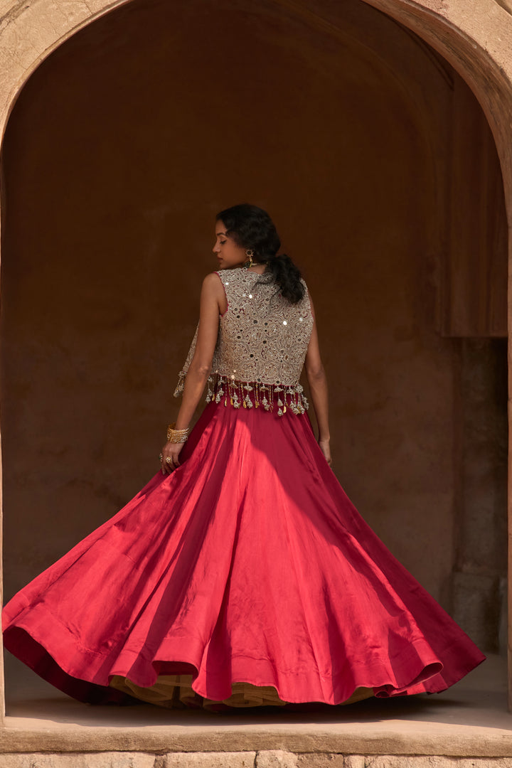 Lora Short Jacket & Skirt Set