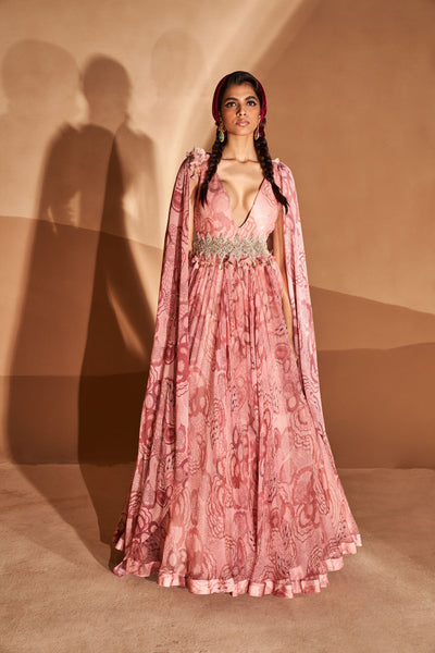 Blush Bahaar Anarkali with Attached Dupatta