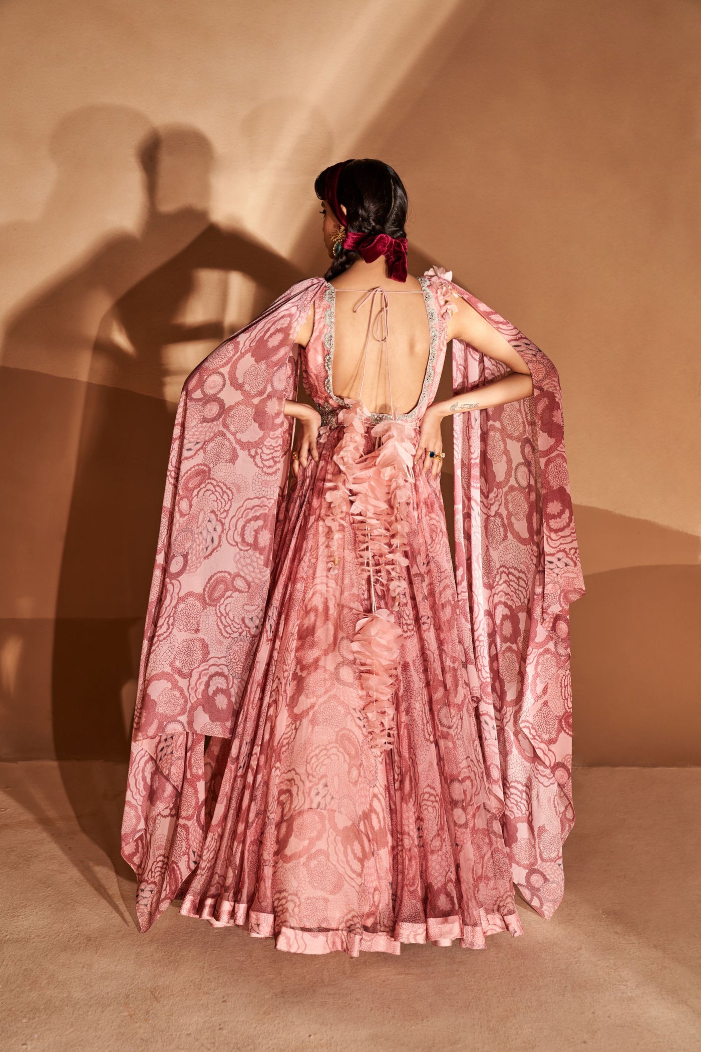 Blush Bahaar Anarkali with Attached Dupatta