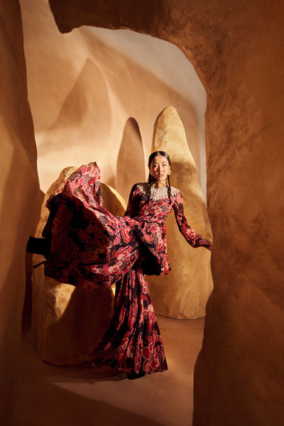 Gulbahar Peplum & Sharara Set
