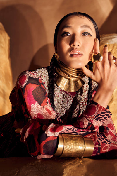 Gulbahar Peplum & Sharara Set