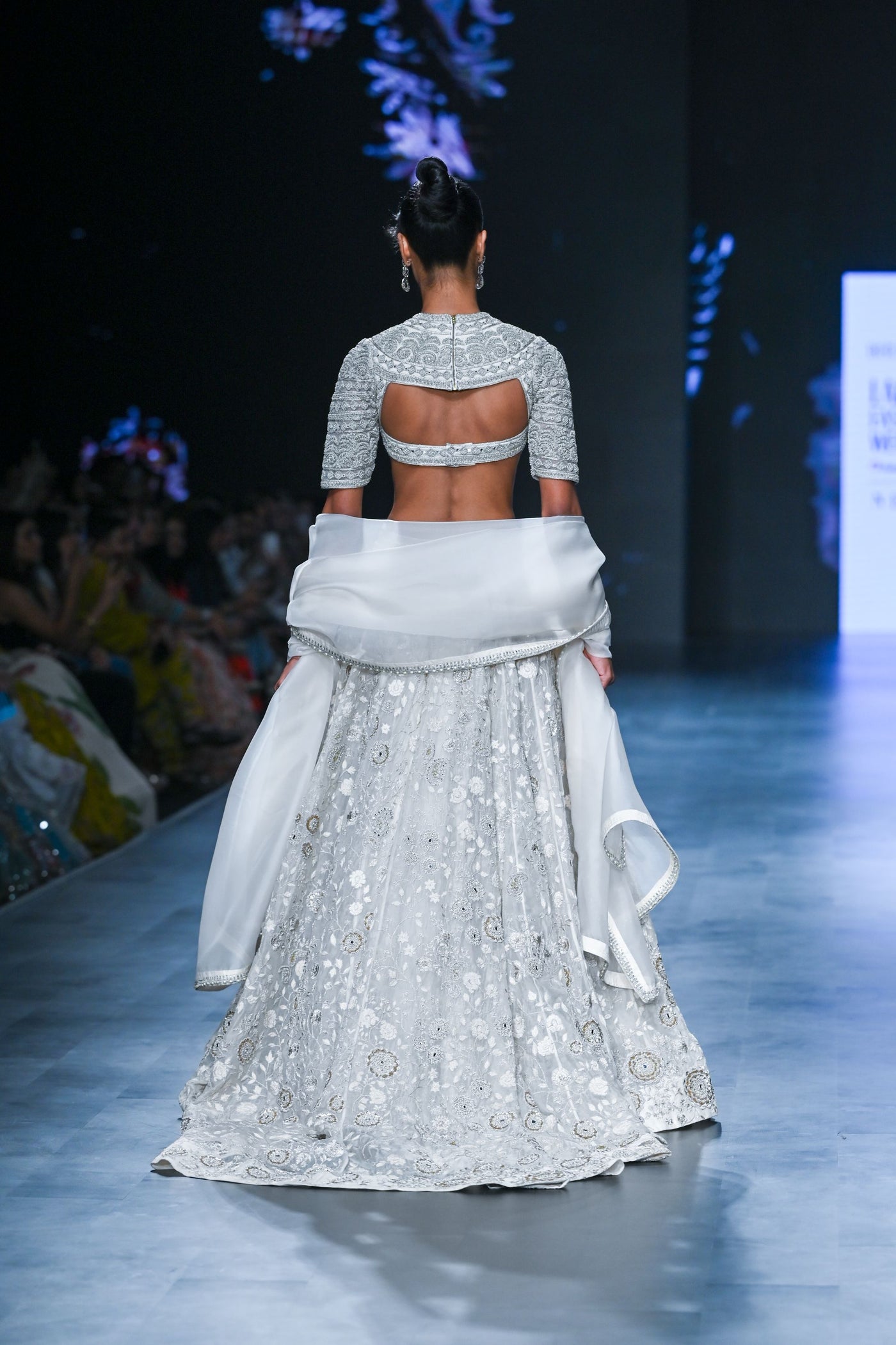Ivory Embroidered Lehenga