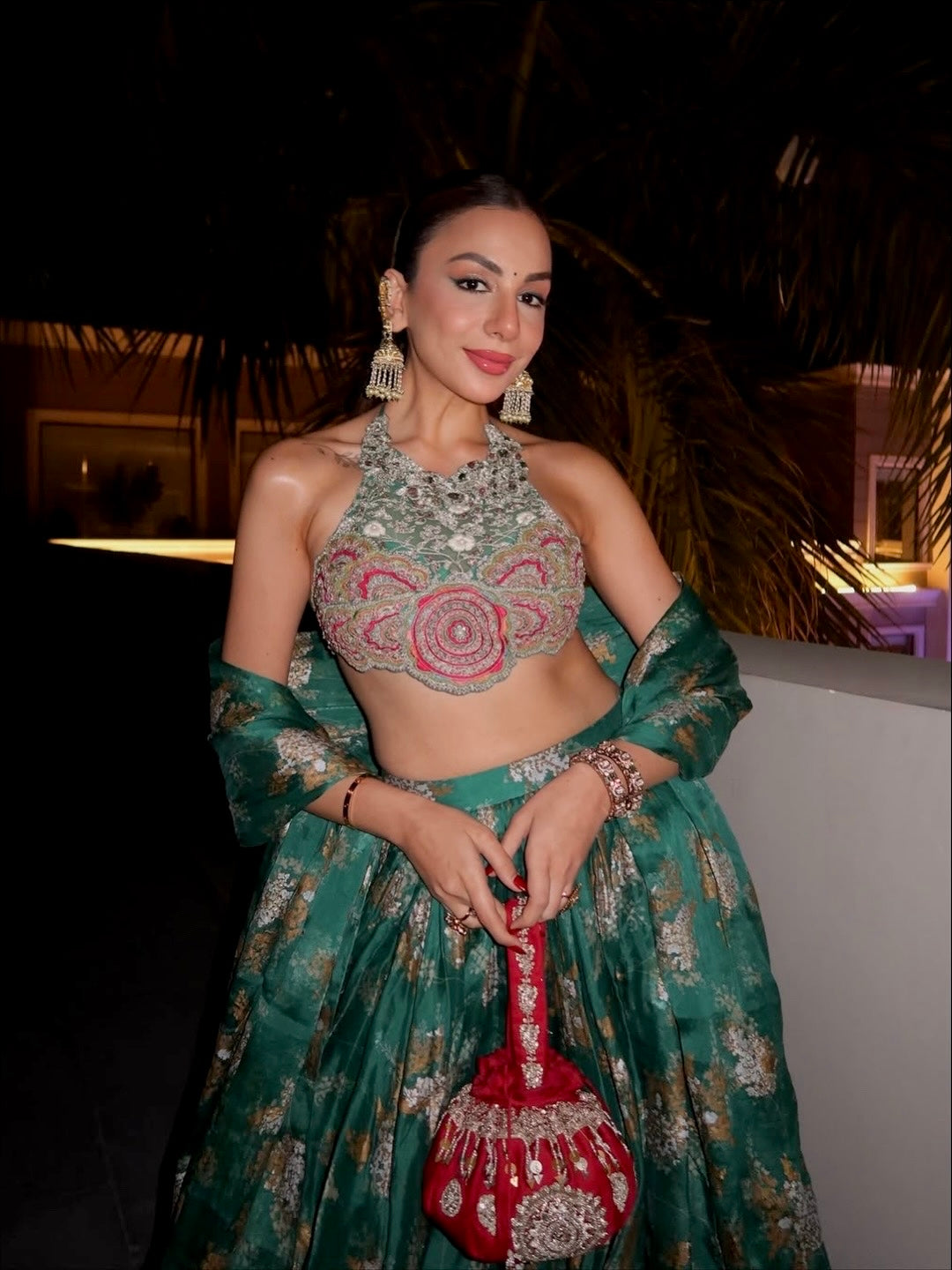 Nitibha Kaul in Zarinah Lehenga