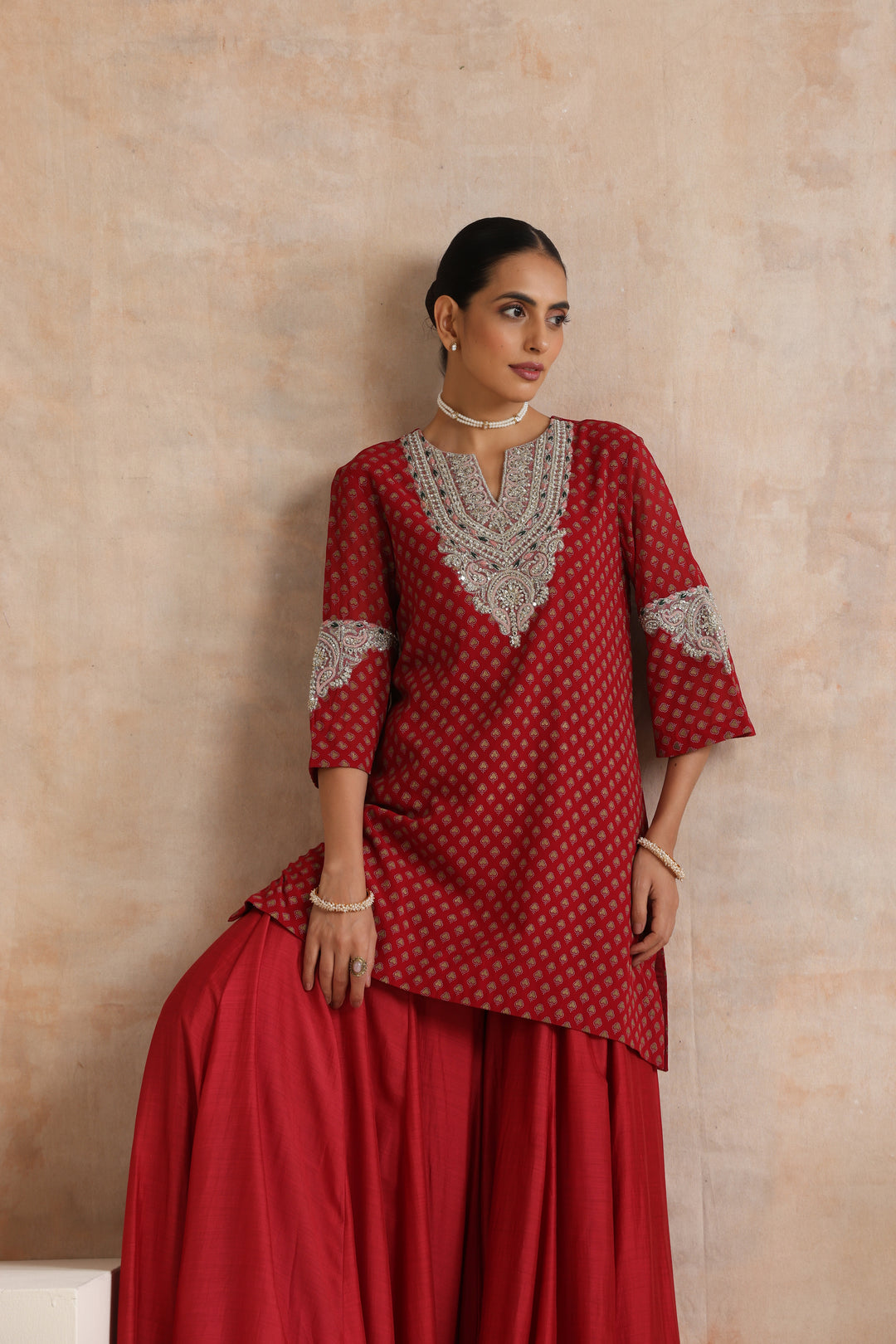 AAVYA KURTA & SHARARA SET