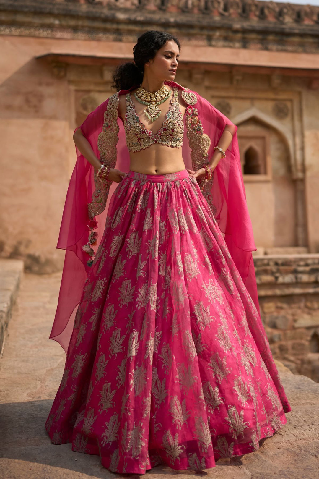 Florance Lehenga & Cape Set