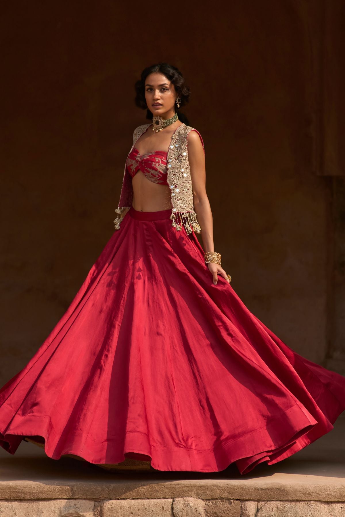 Lora Short Jacket & Skirt Set – Bhumika Sharma