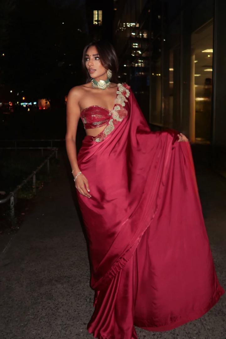 Payal Shah In Tanzia Saree Set
