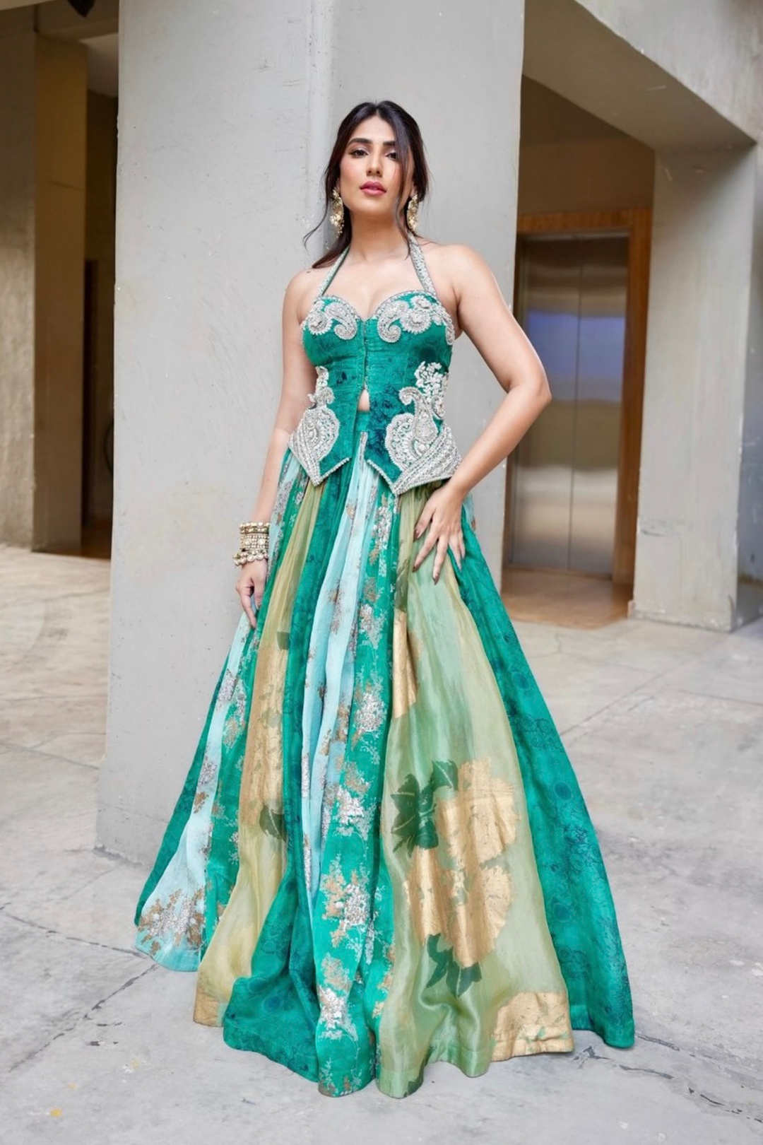 Anisha Jain In Jasma Lehenga Set