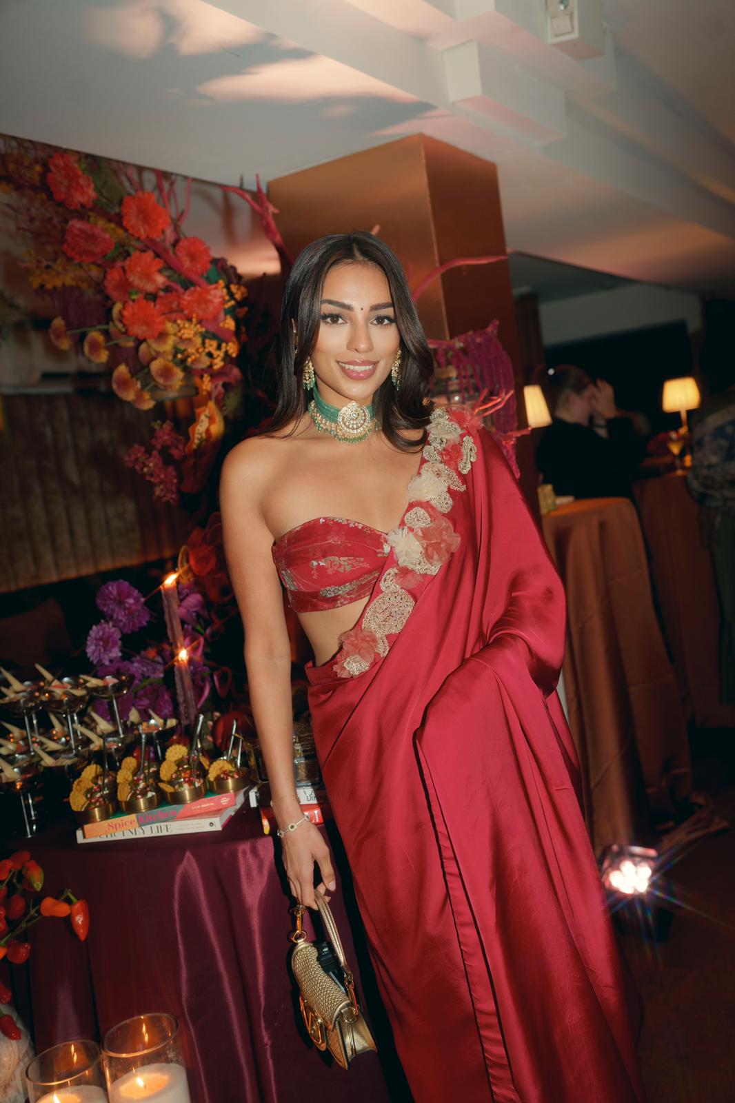 Payal Shah In Tanzia Saree Set