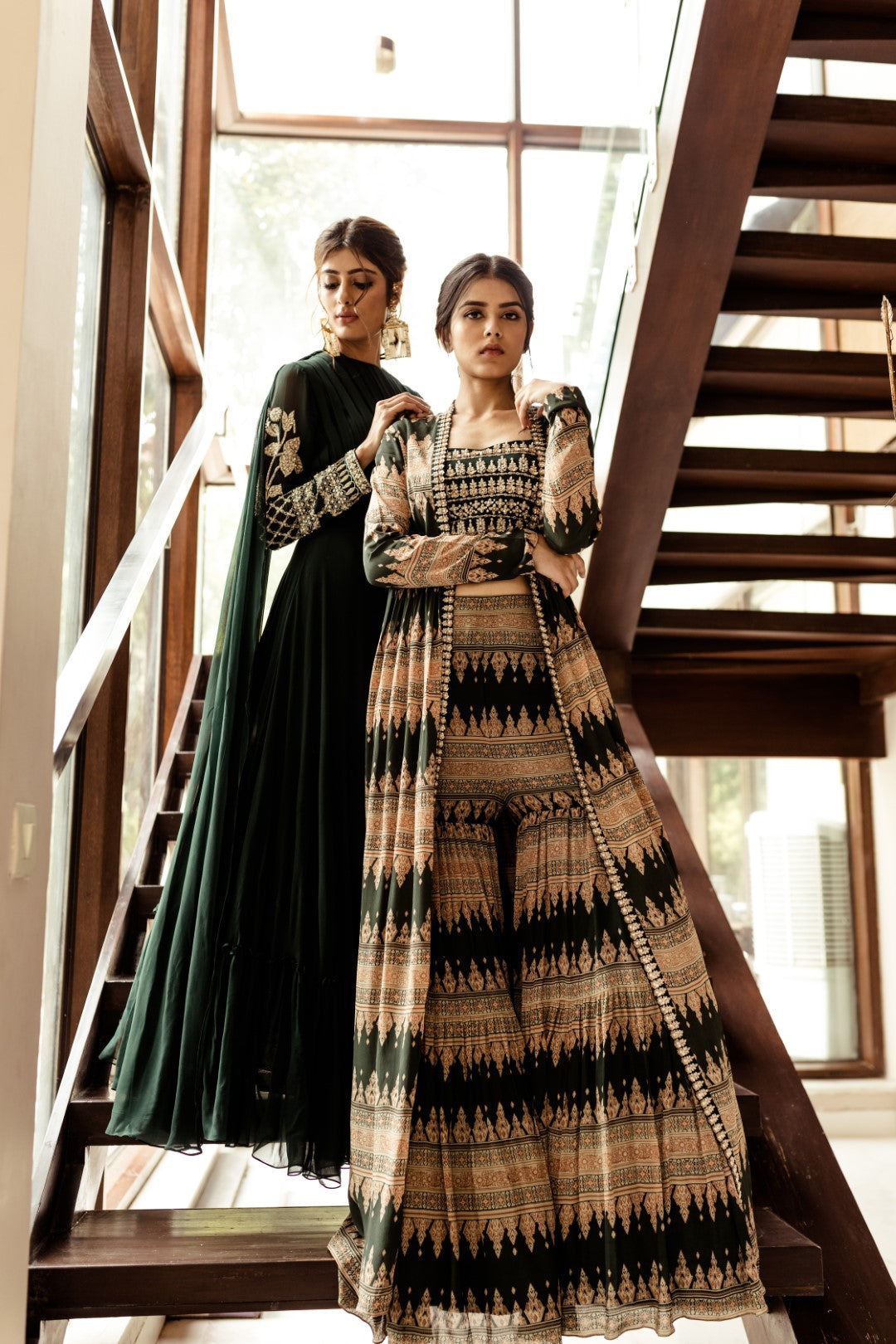 Teal Green Anarkali Gown - BHUMIKA SHARMA
