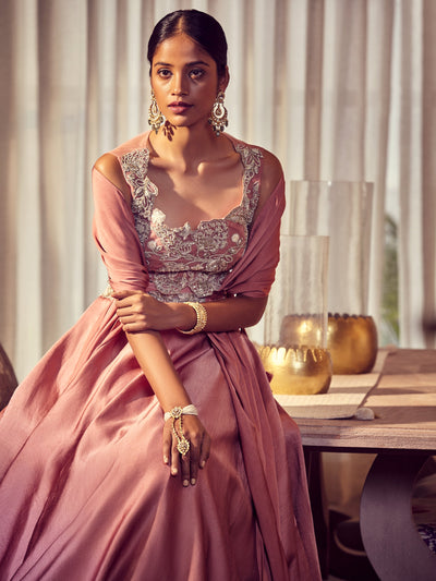 Queen Pink Lehenga Set - BHUMIKA SHARMA