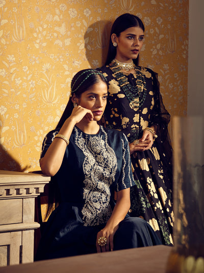 Midnight Green Anarkali - BHUMIKA SHARMA
