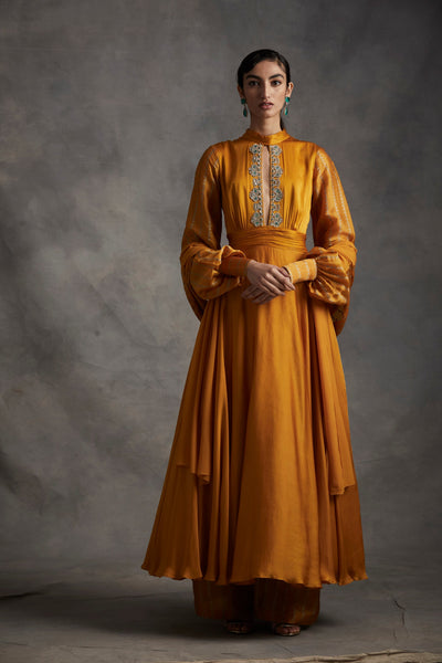 Haldi Exaggerated Sleeve Anarkali