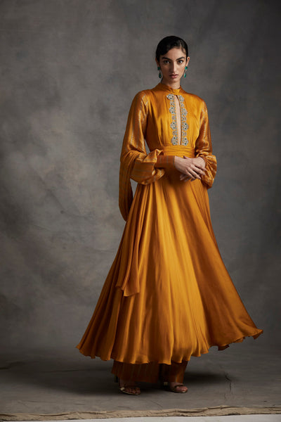 Haldi Exaggerated Sleeve Anarkali